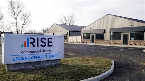 Rise Commercial District is a first to market concept of co-warehousing. . Rise commercial district
